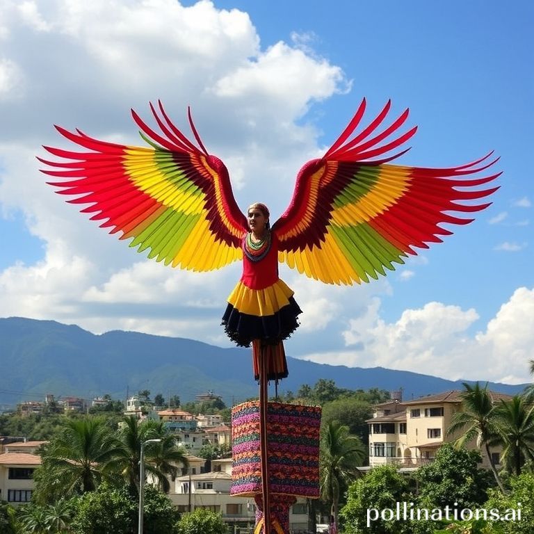 Colorful Festival of the Voladores