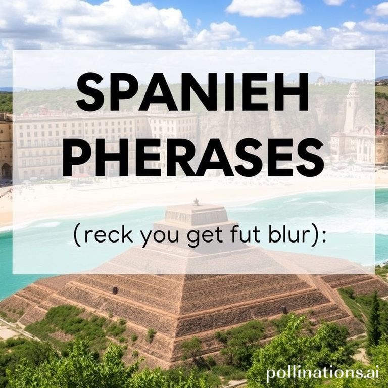 Spanish Phrases: Your Mexico Travel Guide