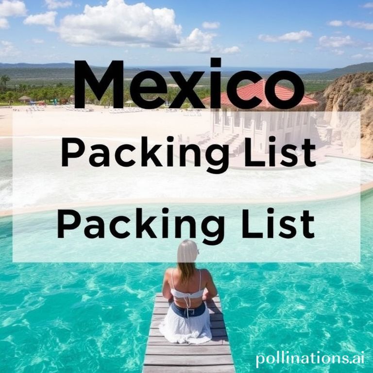 Mexico Packing List: Long Stay Essentials